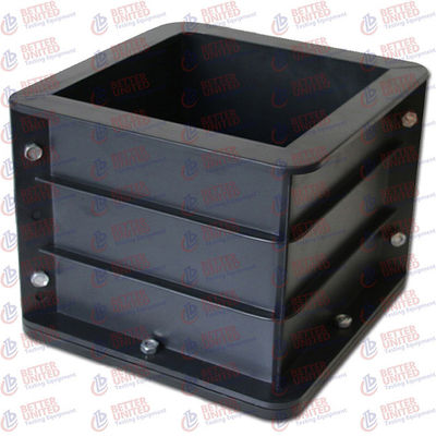 Plastic Cube Mould Two Part 150 Mm Concrete Testing Equipment