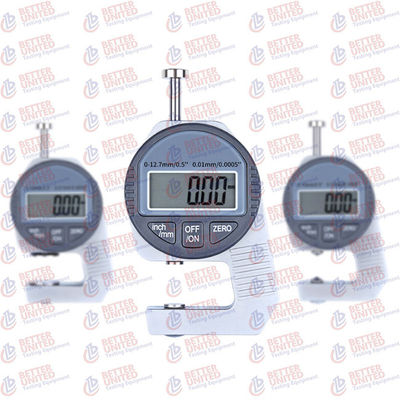 14.5mm 6mm Digital Thickness Measuring Instrument LR44 Button Battery Powered