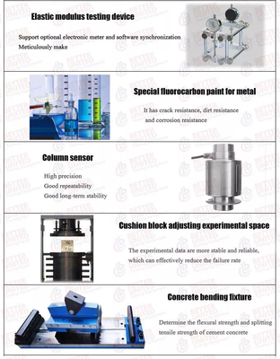 EN BS Standard General Purpose Flexural Testing Machine Concrete Testing Equipment