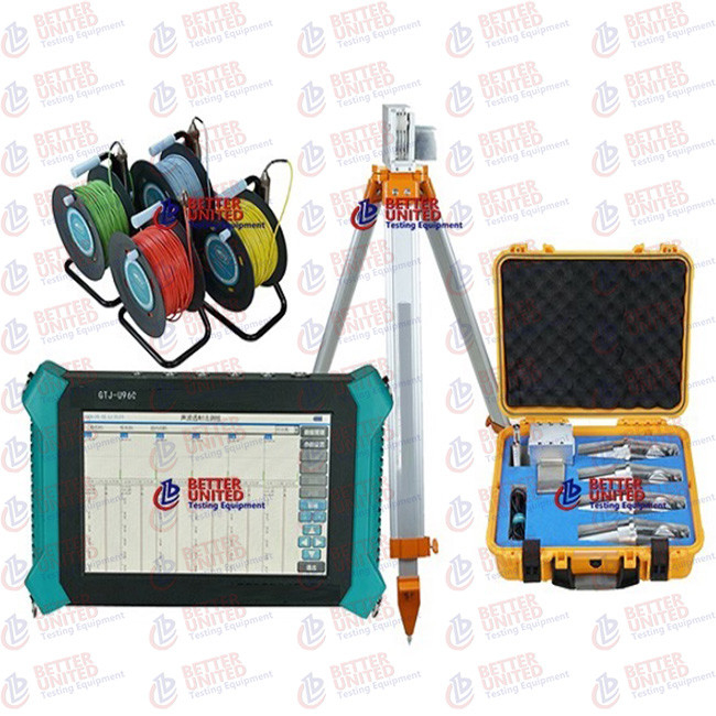 Four Channels Cross Hole Ultrasonic Tester Ndt Testing Instruments ASTM D6760-02