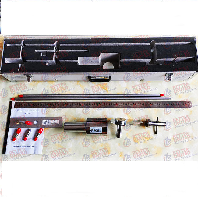Dcp Soil Field Testing Equipment Dynamic Cone Penetrometer 8kg 9kg 10kg Hammer